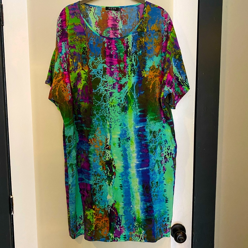 Otte NYC Silk T shirt Dresss